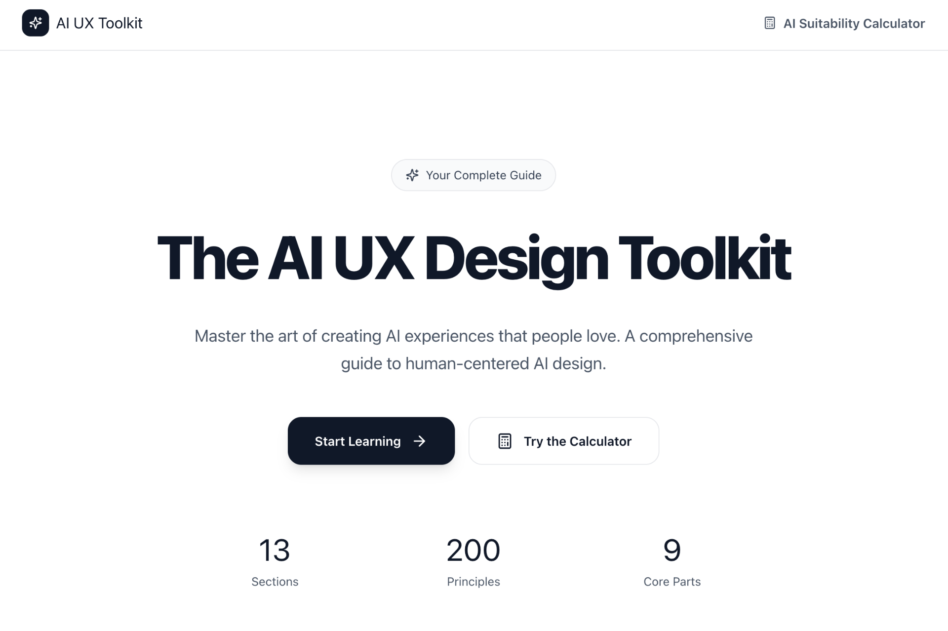 The AI UX Design Toolkit — a complete guide to human-centered AI design